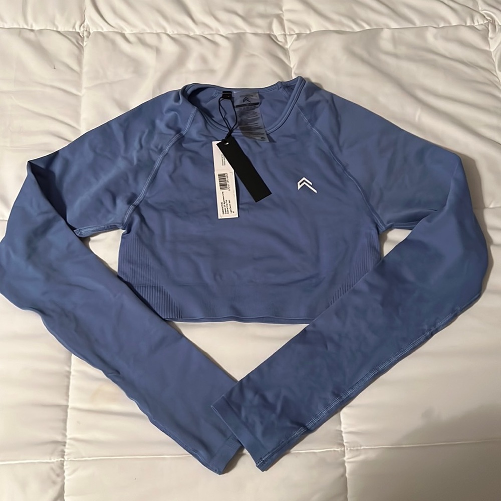 NWT oner active classic seamless 2.0 long sleeve crop top